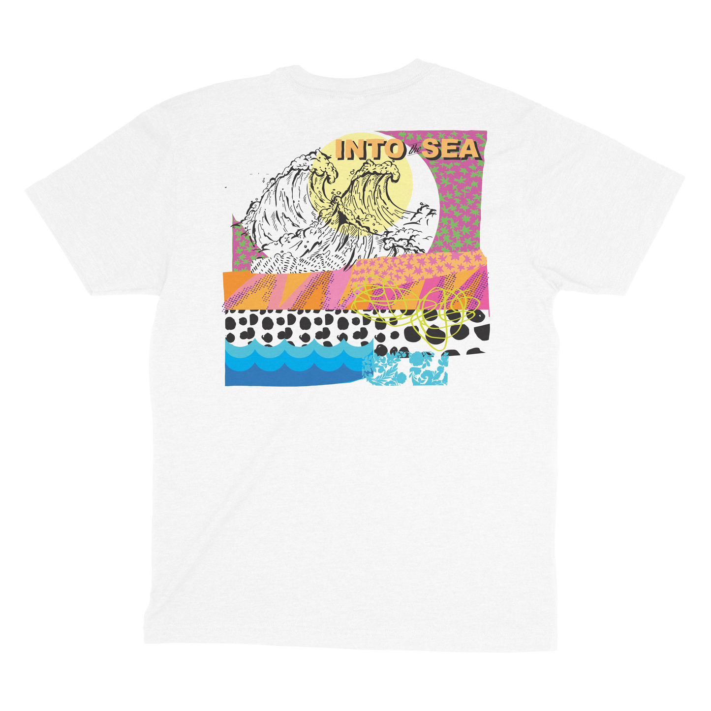 T-Shirt Slim Fit Into the Sea Organik World Lab Collab