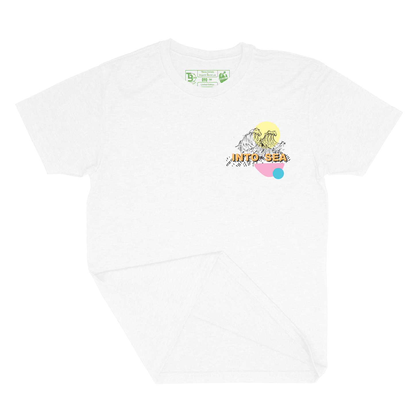 T-Shirt Slim Fit Into the Sea Organik World Lab Collab