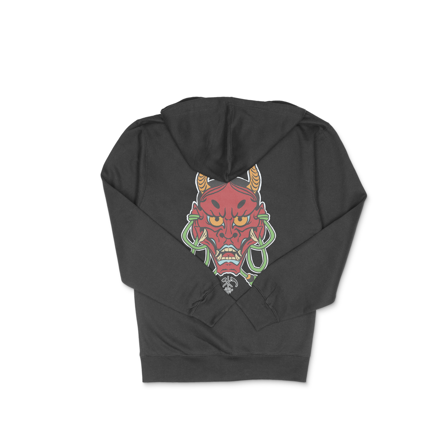 Zip Hoodie Japanese Hannya's Haven Tete Tattooer Collab