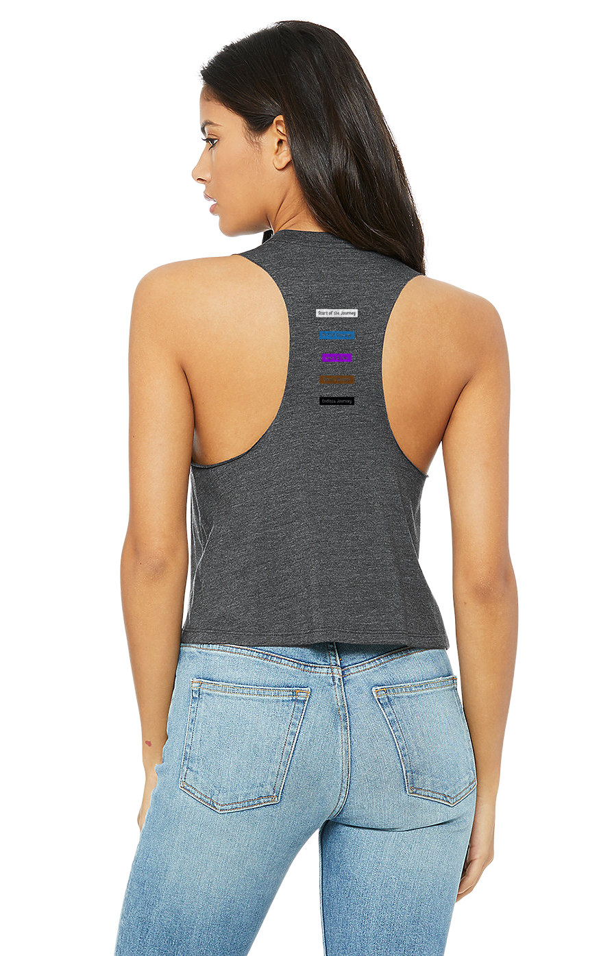 Jiu-Jitsu Ladies Cropped Tank Top Belt System Journey