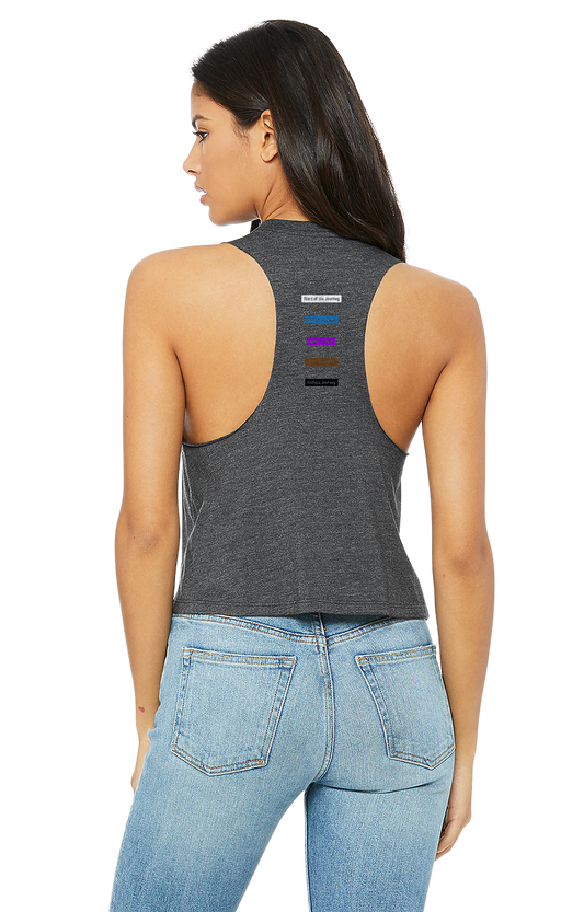 Jiu-Jitsu Ladies Cropped Tank Top Belt System Journey