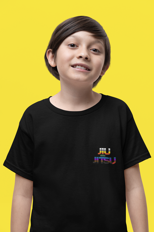 Jiu-Jitsu T-shirt Phrases Minimalist Youth Belt System
