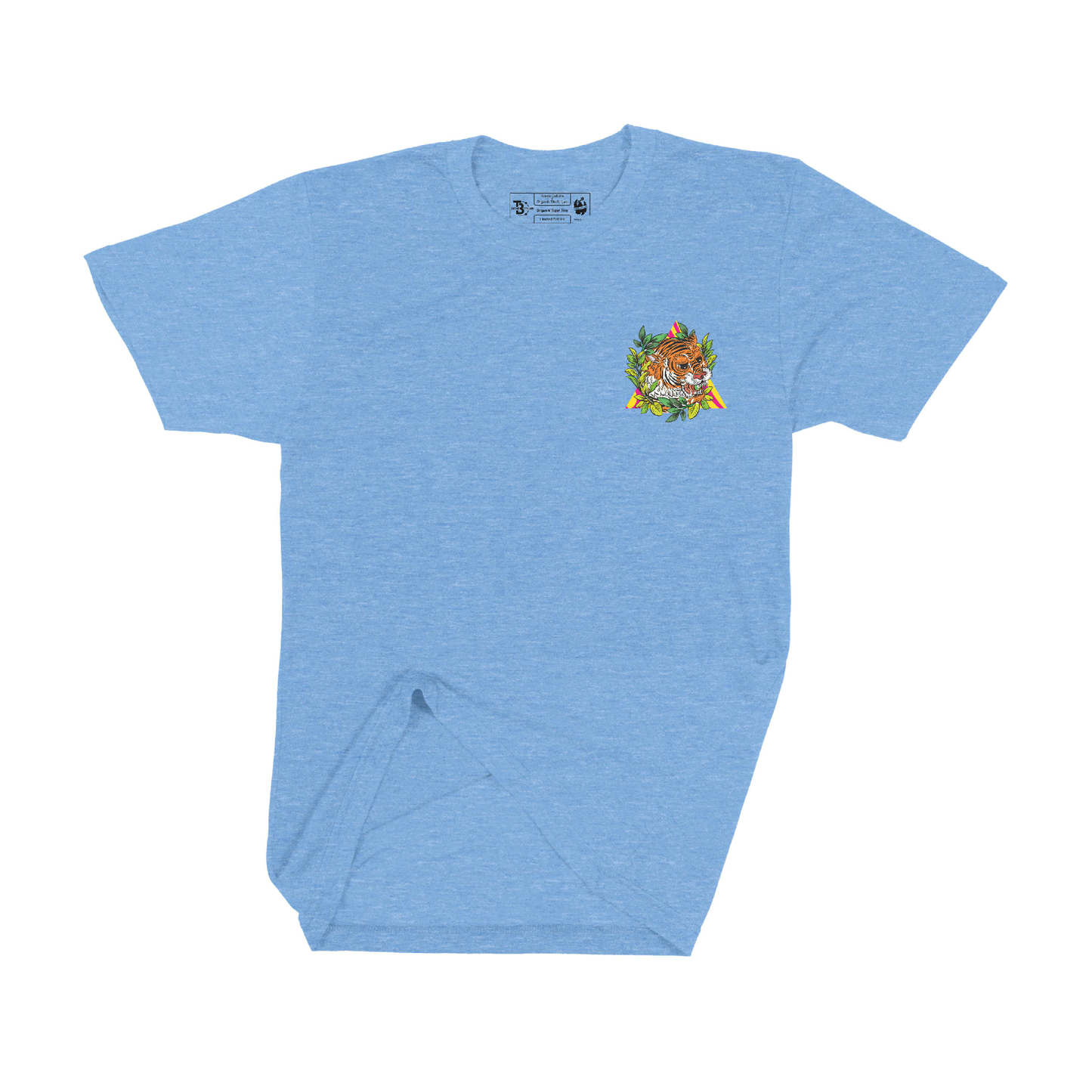 T-Shirt Minimal Tiger Three Organik World Lab Collab