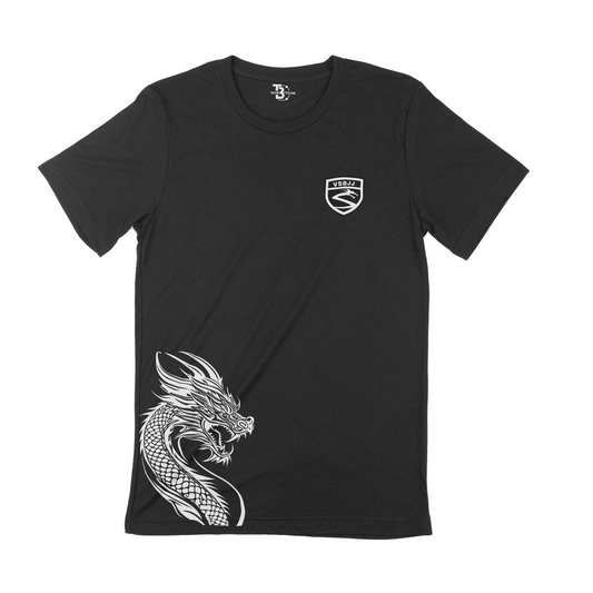 Vitor Shaolin VSBJJ Dragon Black on Black T-Shirt