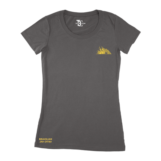 Vitor Shaolin VSBJJ Yellow Dragon Women's Dark Gray T-Shirt