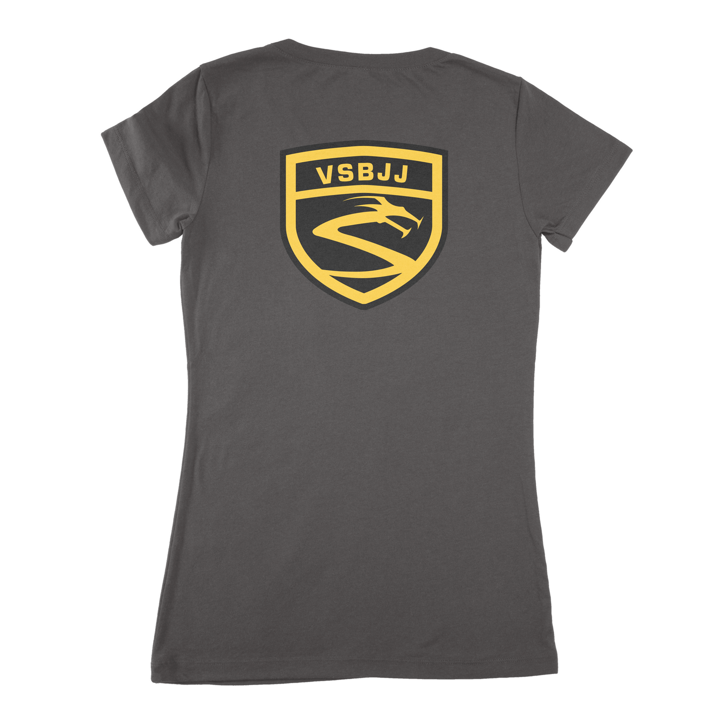 Vitor Shaolin VSBJJ Yellow Dragon Women's Dark Gray T-Shirt