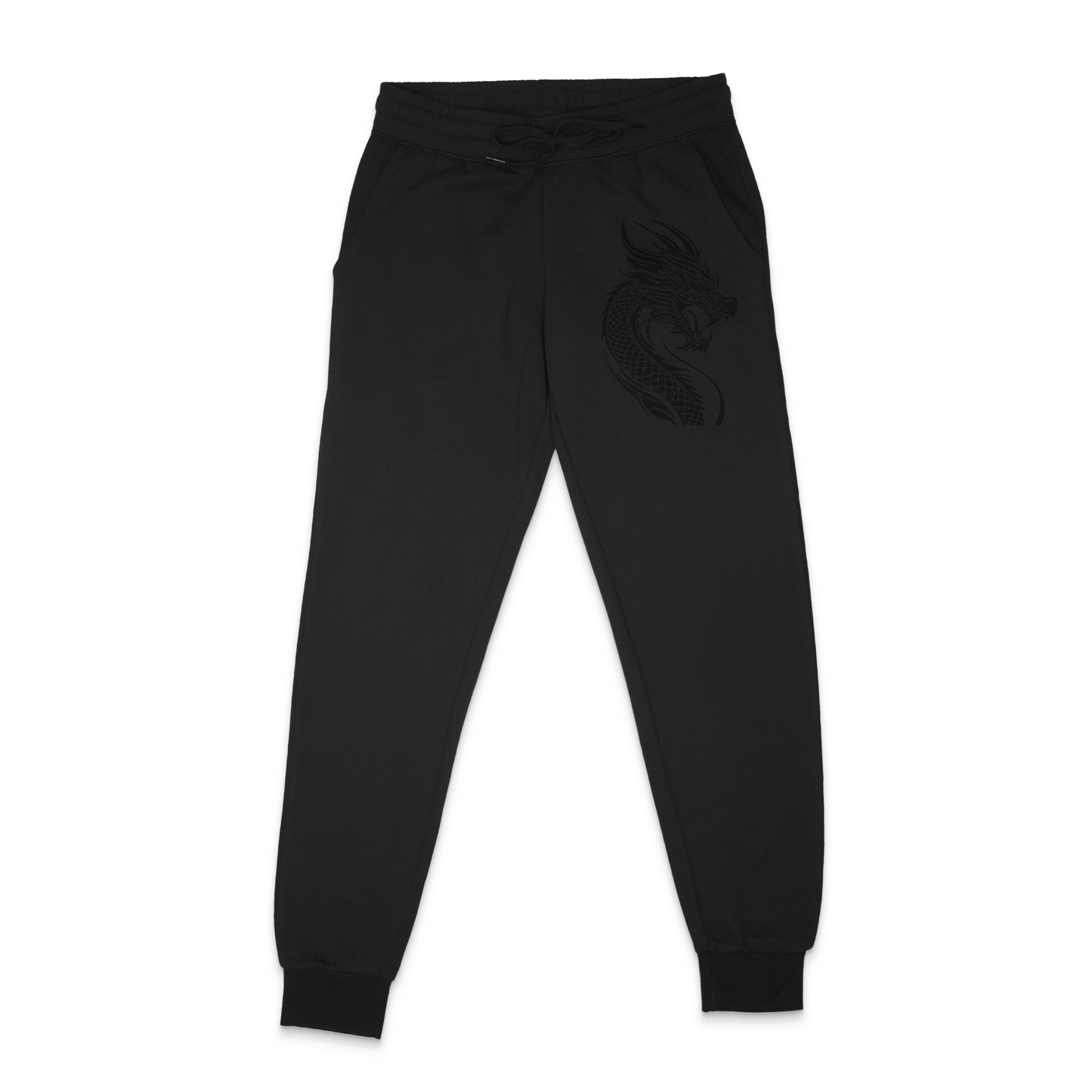 Vitor Shaolin VSBJJ Dragon Black on Black Sweatpants