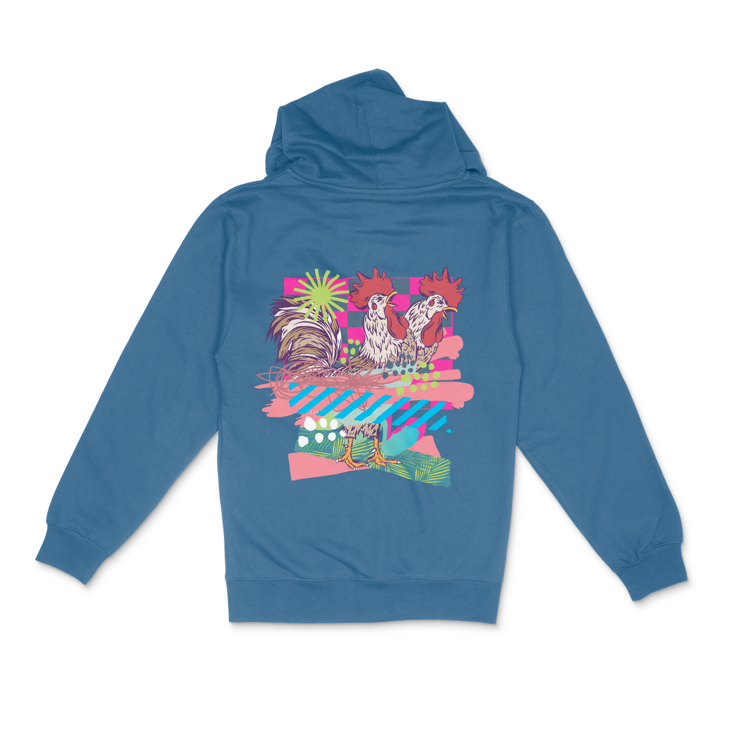 Zip Hoodie Rooster Rendezvous Organik World Lab Collab